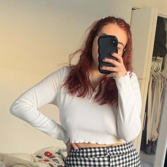 SHEIN Tops - Polo crop top